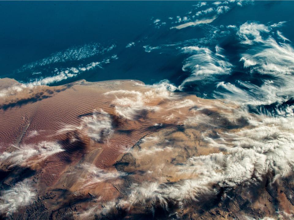 africa coast iss