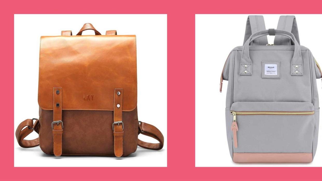best work backpacks for women lxy vegan leather laptop backpack and himawari travel school backpack