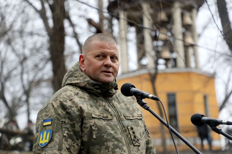 El general Valeri Zaluzhni, jefe militar de Ucrania, que mantiene una gran popularidad en el país