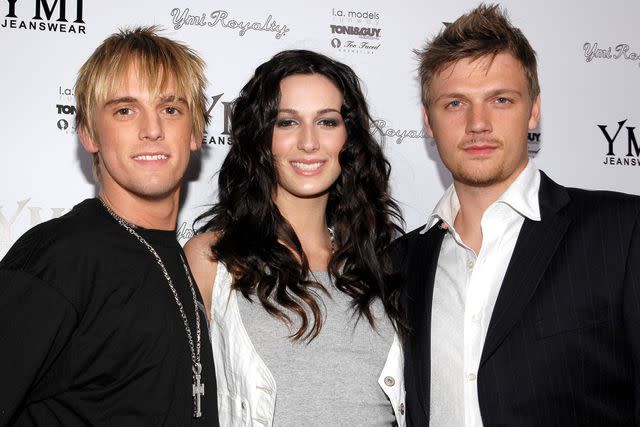 John Sciulli/WireImage for YMI JEANSWEAR INTERNATIONAL Aaron Carter, Angel Carter, Nick Carter