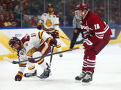 On April 13, 2019, Makar and his Minutemen teammates tried to topple Minnesota Duluth in the NCAA championship. The Bulldogs defended the national title with a 3-0 win.