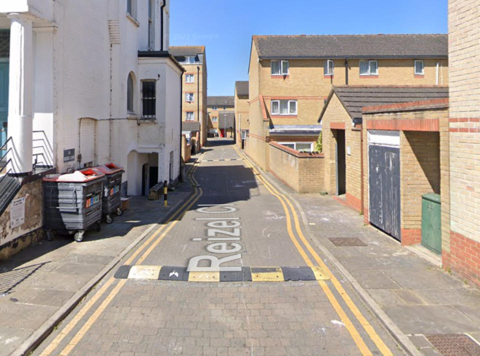 Armed police rushed to Reizel Close in Stamford Hill following reports of a shooting. (Google)