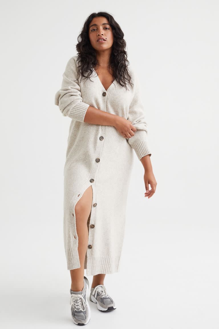 H&M Fine-Knit Cardigan Dress