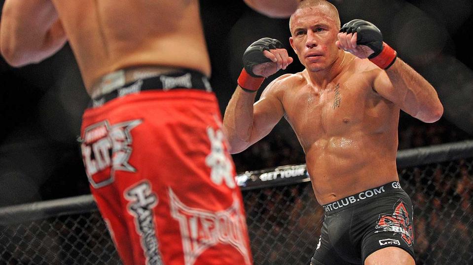 George St-Pierre to take on Nate Diaz, says Dana White. Pic: Getty