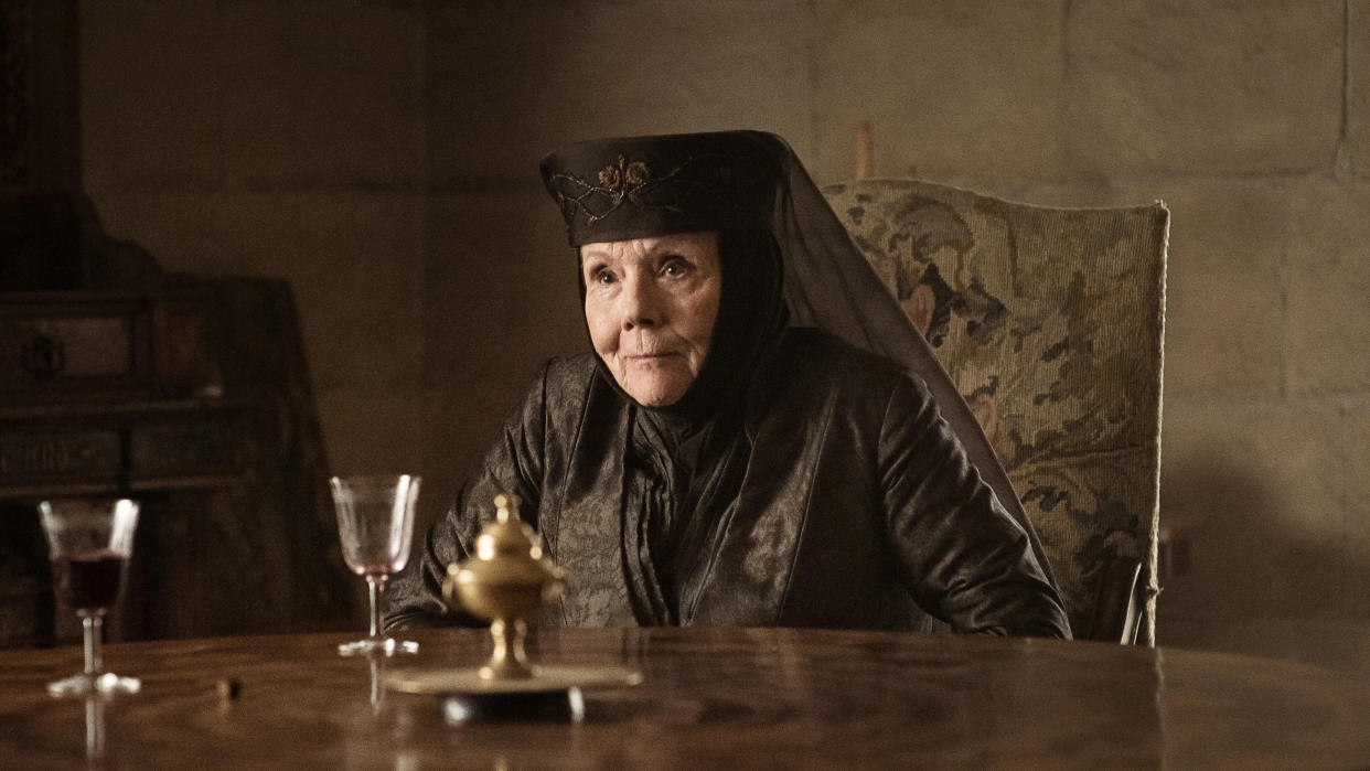 Diana Rigg as Olenna Tyrell in 'Game of Thrones'. (Credit: HBO)