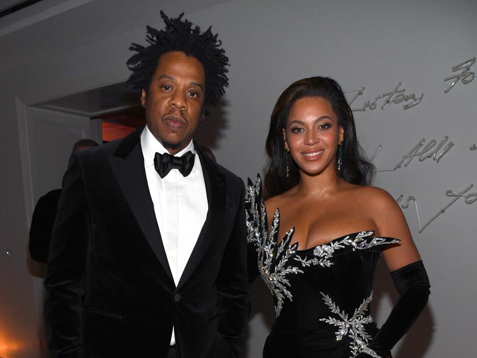 Beyoncé and Jay-Z  at Sean Combs' 50th birthday bash in December 2019