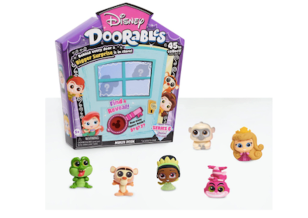 <p>In this special edition of Disney Doorables, little ones get six jeweled mini figurines.</p><p><strong><a href="https://www.amazon.com/Just-Play-Doorables-Characters-Collectible/dp/B08S45HP6L?&linkCode=ll1&tag=parade03-20&linkId=d19951a505a41ac25f41af7e9ba9668c&language=en_US&ref_=as_li_ss_tl" rel="nofollow noopener" target="_blank" data-ylk="slk:Disney Doorables Multi Peek Series, $11.64 on Amazon;elm:context_link;itc:0;sec:content-canvas" class="link ">Disney Doorables Multi Peek Series, $11.64 on Amazon</a></strong></p><p>Amazon</p>