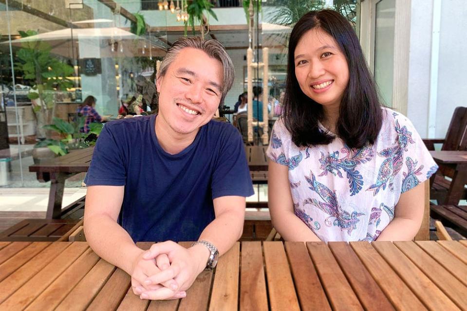 Lee Yew Kheong and Hai Lin Lee, the husband-and-wife team behind The Red Bean Bag.