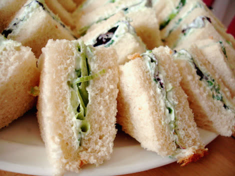 Benedictine Cheese Tea Sandwiches 