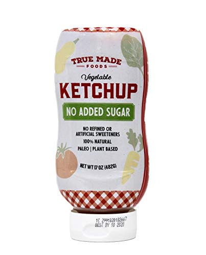 10) True Made Foods No Added Sugar Vegetable Ketchup