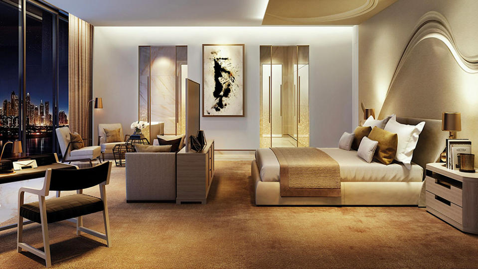 Another bedroom. - Credit: Photo: Courtesy The Royal Atlantis Residences