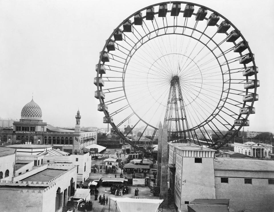 1893: The Original Ferris Wheel, Columbian Exposition, Chicago, Illinois