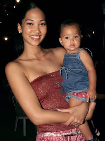 <p>Evan Agostini/ImageDirect</p> Kimora Lee Simmons with daughter Ming in 2000