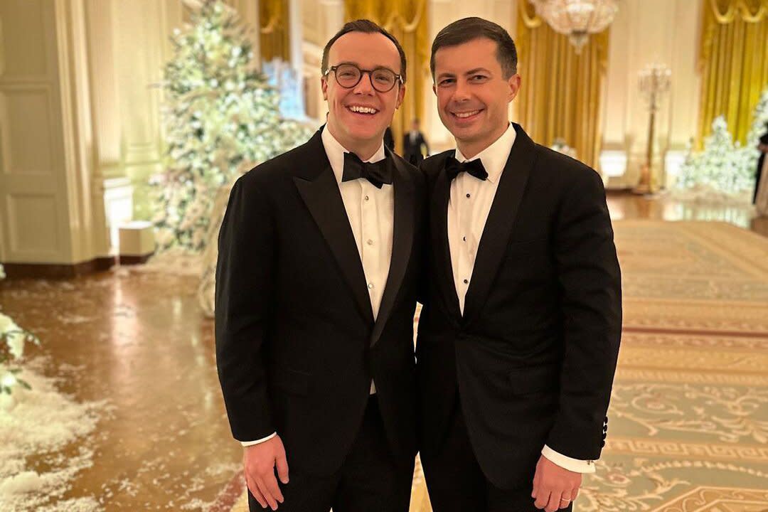 Pete and Chasten Buttigieg 'Beyond Blessed' for Christmas With 1-Year-Old Twins: 'My Heart Was Unprepared'
