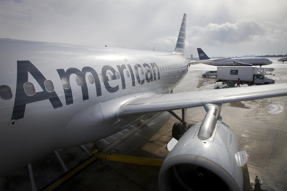 Un avión de la aerolínea America Airlines. (AP)