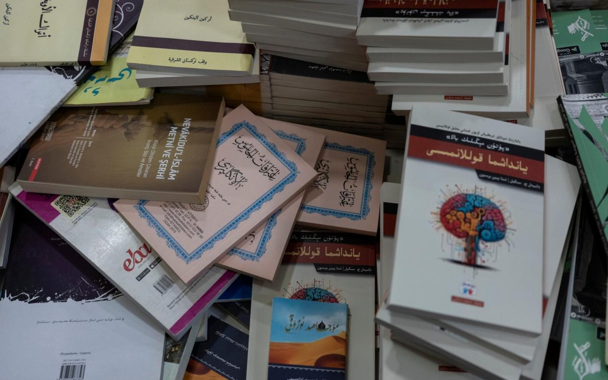 Uyghur bookshop also serves as a library