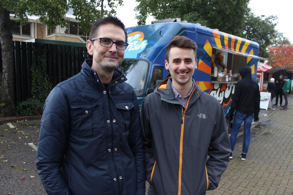 Cambridge workers Jason Cooper, left, and Owen Birch, right. Photo: Yahoo Finance UK