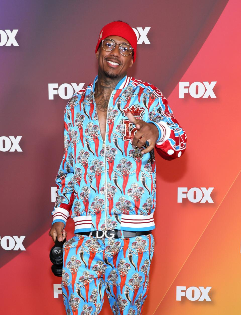 Nick Cannon at the 2022 Fox Upfront.