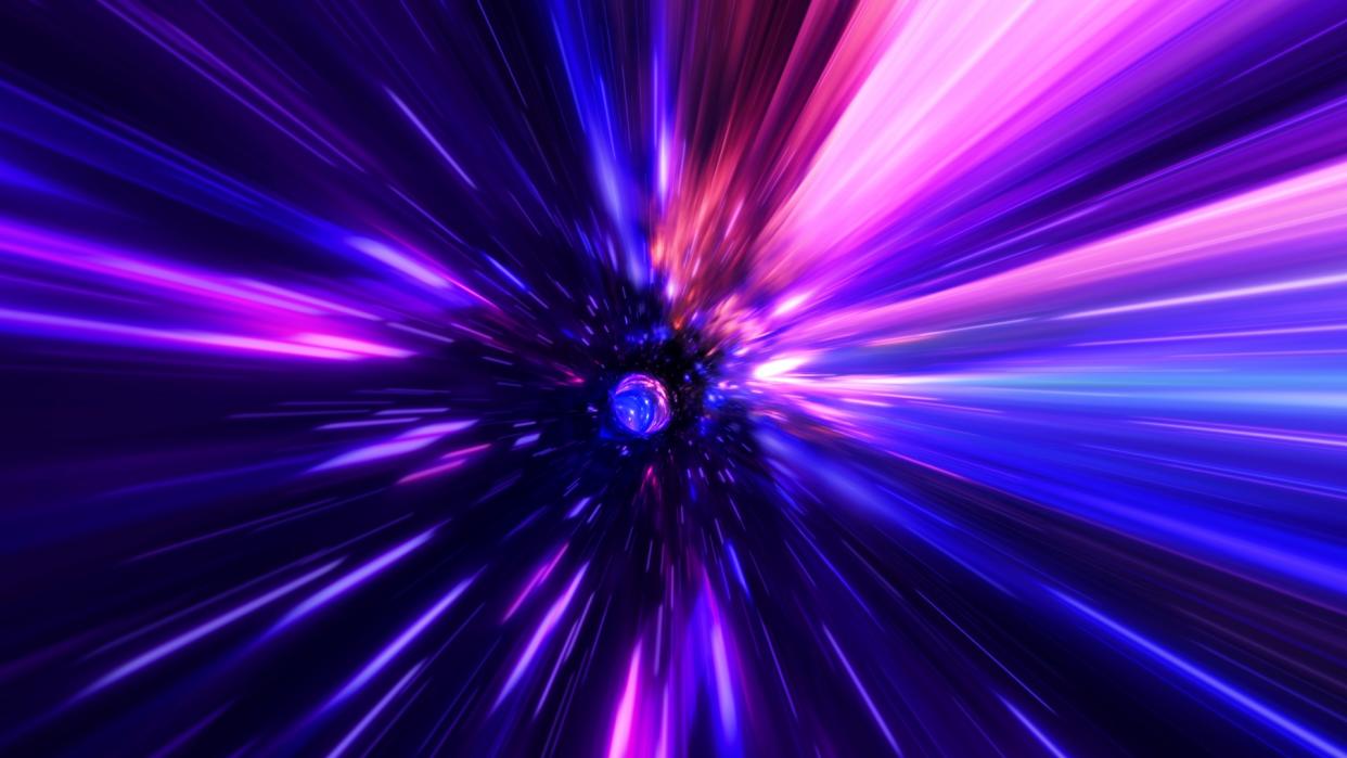  Abstract artist's impression of an energy vortex. 