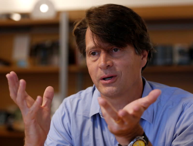 Niantic, game developer of Nintendo's smash hit Pokemon GO, Chief Executive John Hanke speaks during an interview with Reuters in Tokyo, Japan July 15, 2016.</p>
<p>REUTERS/Toru Hanai