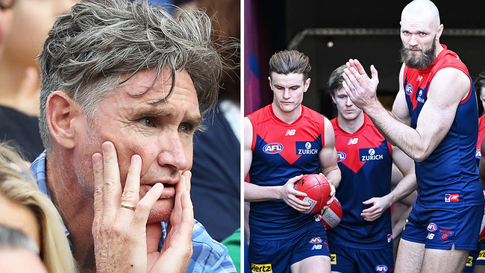 Australian comedian Dave Hughes took to Twitter to criticise travel exemptions being granted to AFL players.