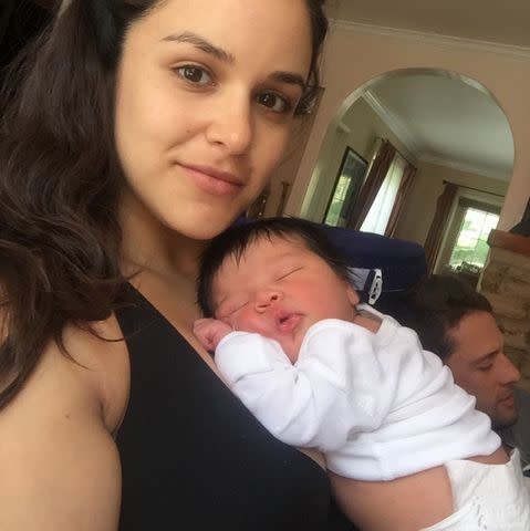 <p>Melissa Fumero/Instagram</p> Melissa Fumero with son Enzo