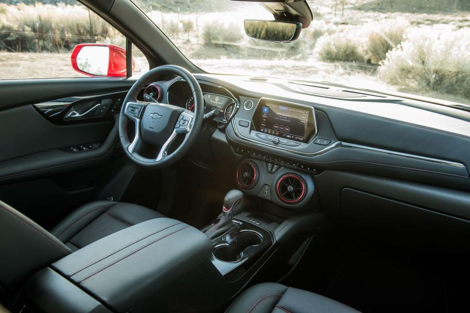 <p>With the cruise control set to 70 mph, the Edge's 65-decibel hush may only be one decibel quieter than the Blazer, but there is a pleasantness in the sound quality that the Blazer can't come close to replicating.</p>