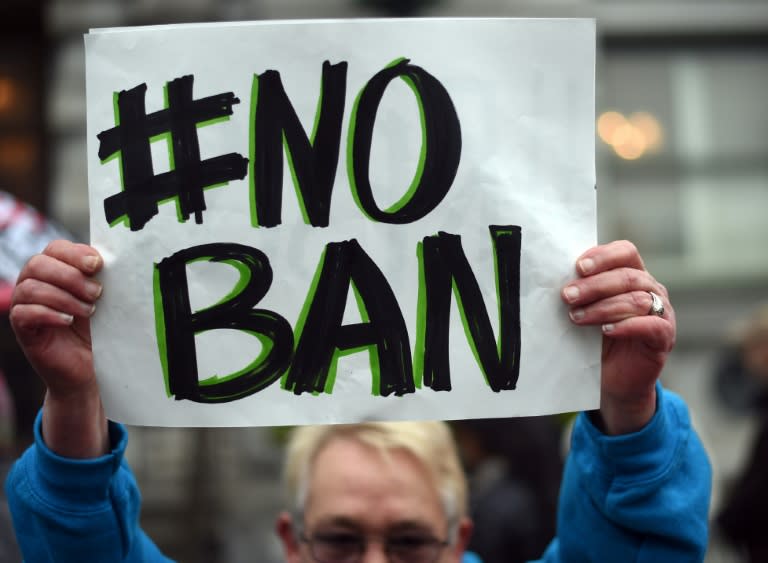 US President Donald Trump has insisted that a travel ban is necessary for national security, despite criticism that it singles out Muslims in violation of the US constitution