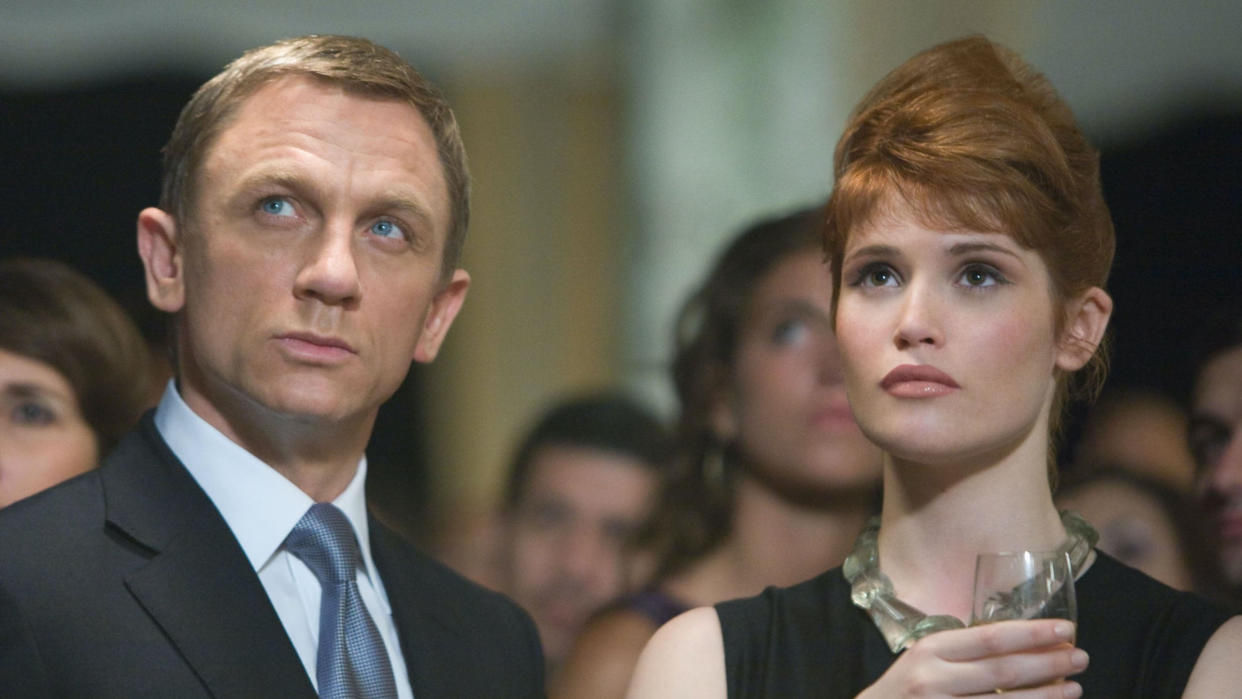 Daniel Craig and Gemma Arterton in 'Quantum of Solace'. (Credit: Eon/Sony)