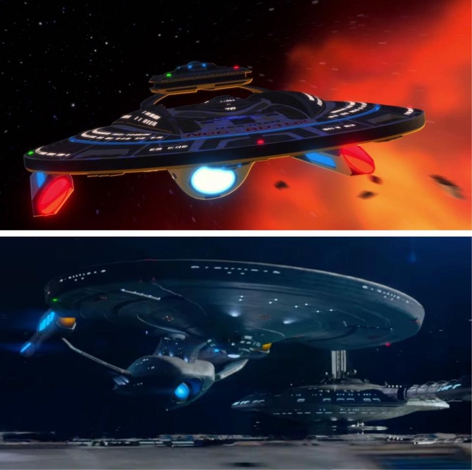 The U.S.S. Titan on Star Trek: Lower Decks, and the Titan-A in Star Trek: Picard, for Picard Easter eggs piece.