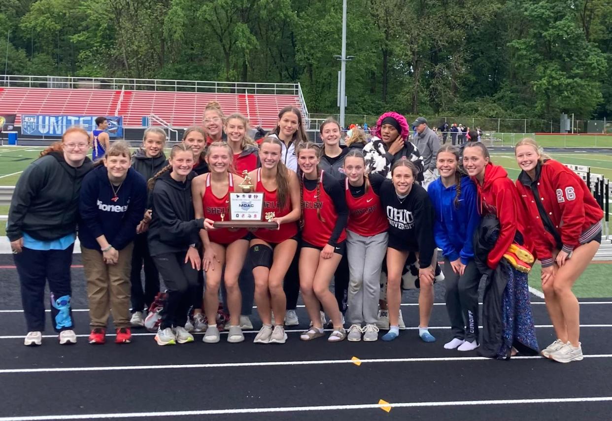 The Shelby Girls Track and Field Team won the 2024 Mid-Ohio Athletic Conference championship on Thursday night.
