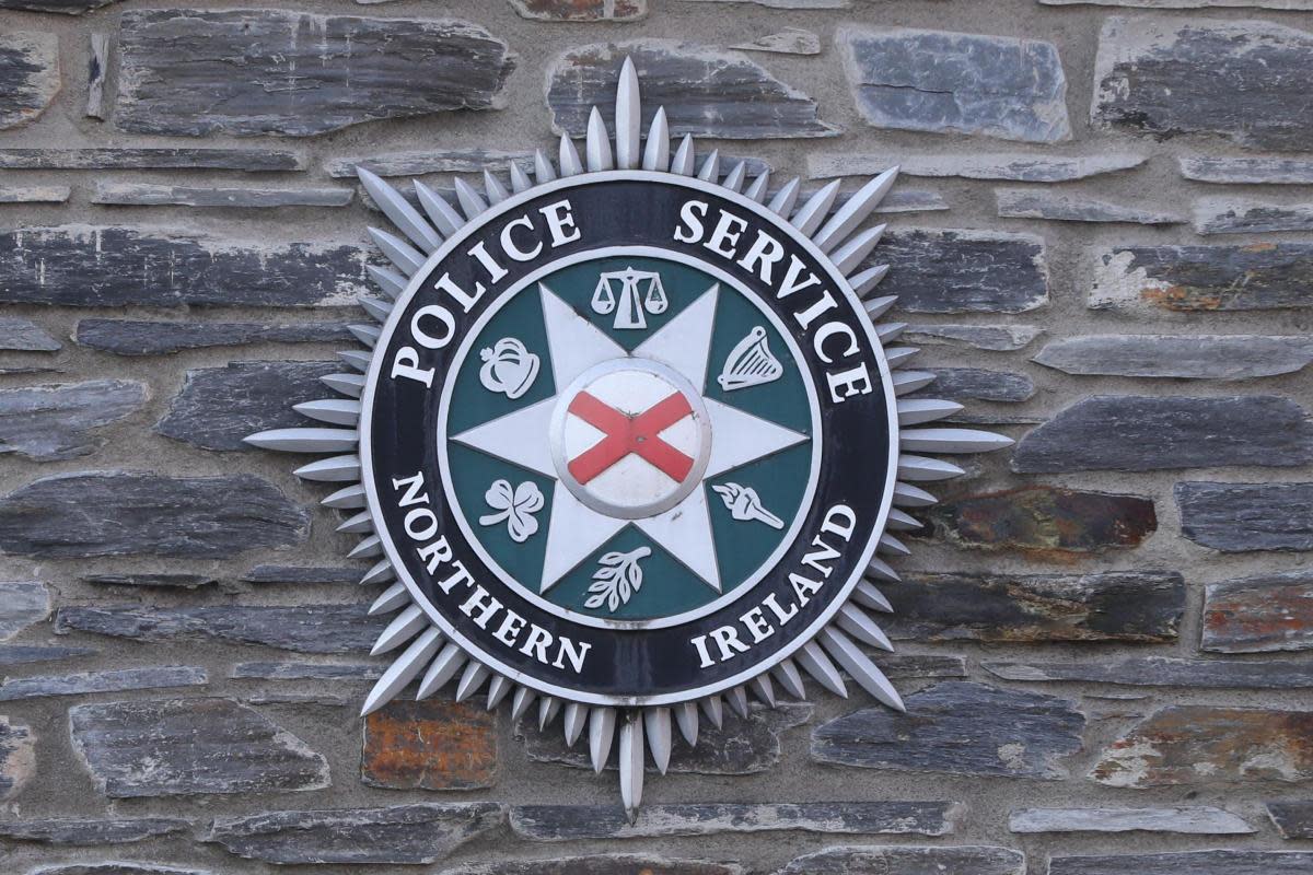 A stock picture of a Police Service of Northern Ireland (PSNI) logo badge.