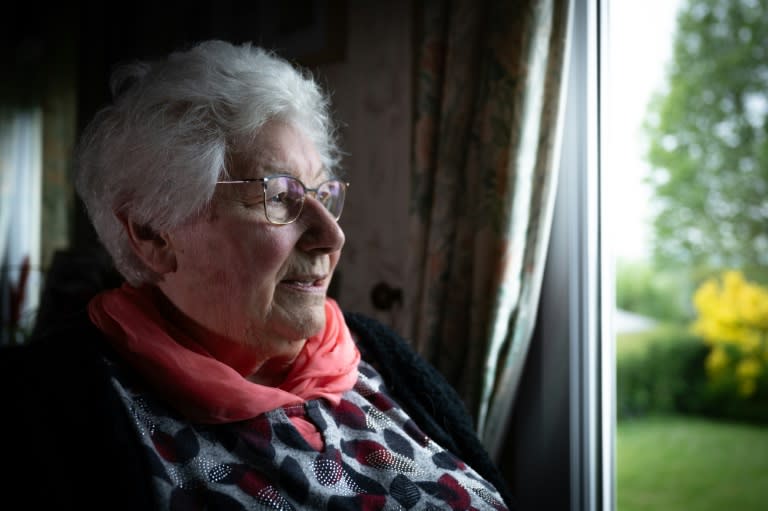 Fernand Mignon survived the Allied bombings hiding in a quarry with her family (Lou Benoist)