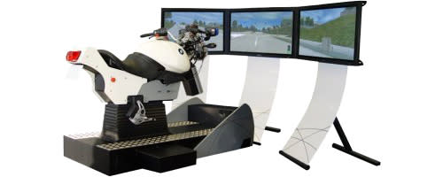 EF-Bike Motorcycle Simulator (Image courtesy Simulator Systems International)