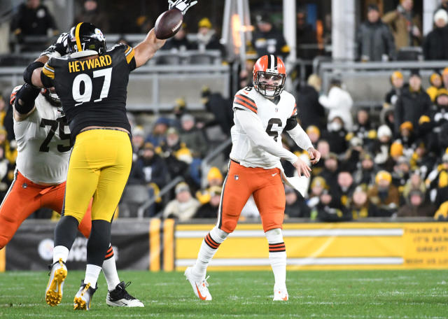 Twitter had a lot of fun with Baker Mayfield's horrible start vs. the  Steelers