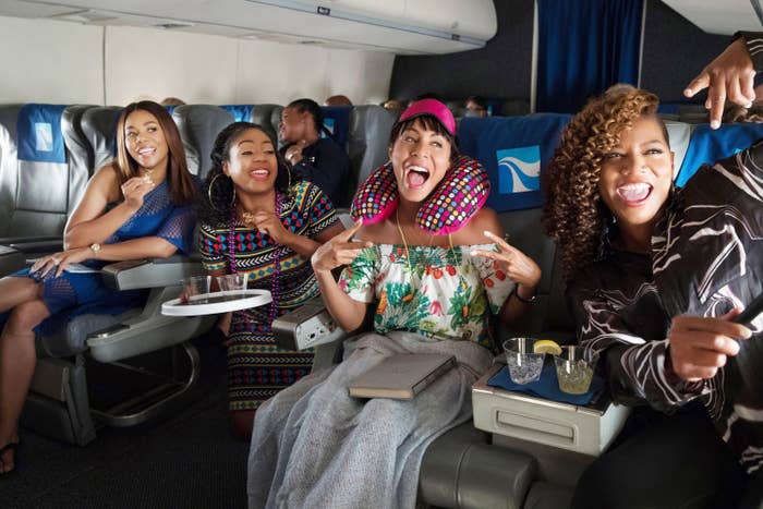 Regina Hall, Tiffany Haddish, Jada Pinkett Smith and Queen Latifah in Girls Trip