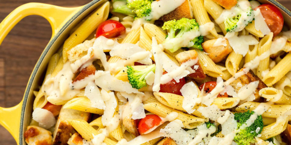 Chicken Caesar Pasta Salad