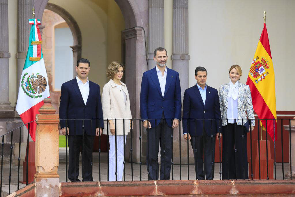 El rey Felipe VI durante su visita a México, donde España tiene importantes inversiones (Cortesía/Presidencia/JMA)