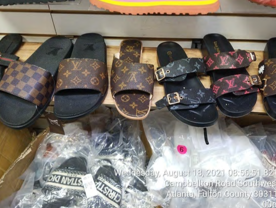 Image of seized products from Westgate Discount Mall. - Credit: U.S. District Court Documents