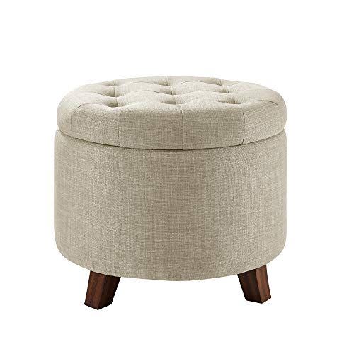 11) Upholstered Tufted Storage Ottoman