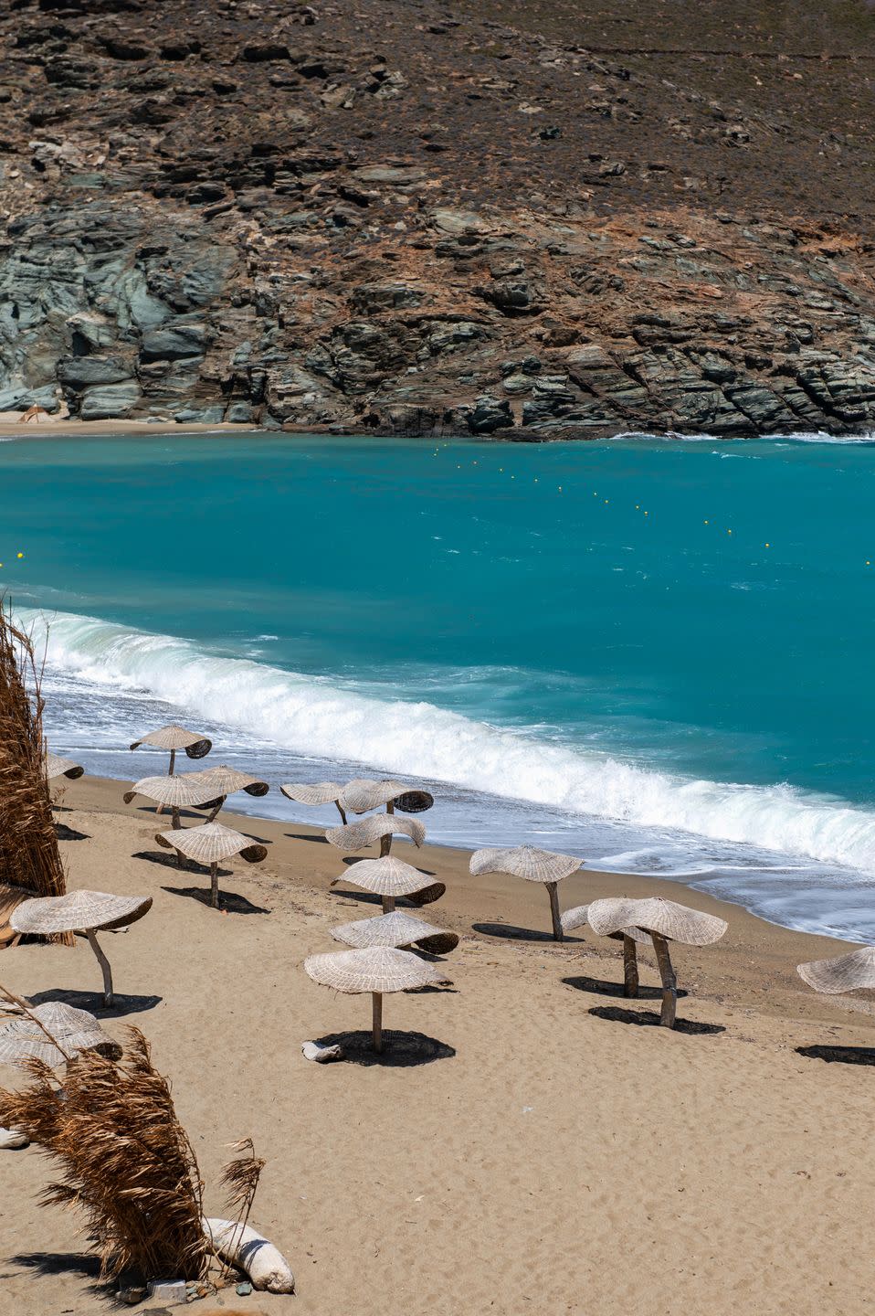 kolymbithra beach, tinos, cyclades, greece