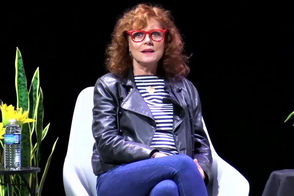 <p>Cookingbyheart/YouTube</p> Susan Sarandon