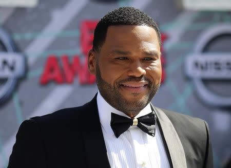 Show host Anthony Anderson arrives at the 2016 BET Awards in Los Angeles, California, U.S. on June 26, 2016. REUTERS/David McNew/Files