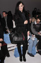 <b>Victoria Pendleton<br></b><br>The Olympic athlete wore an all-black look for the Lou Dalton fashion show in London.