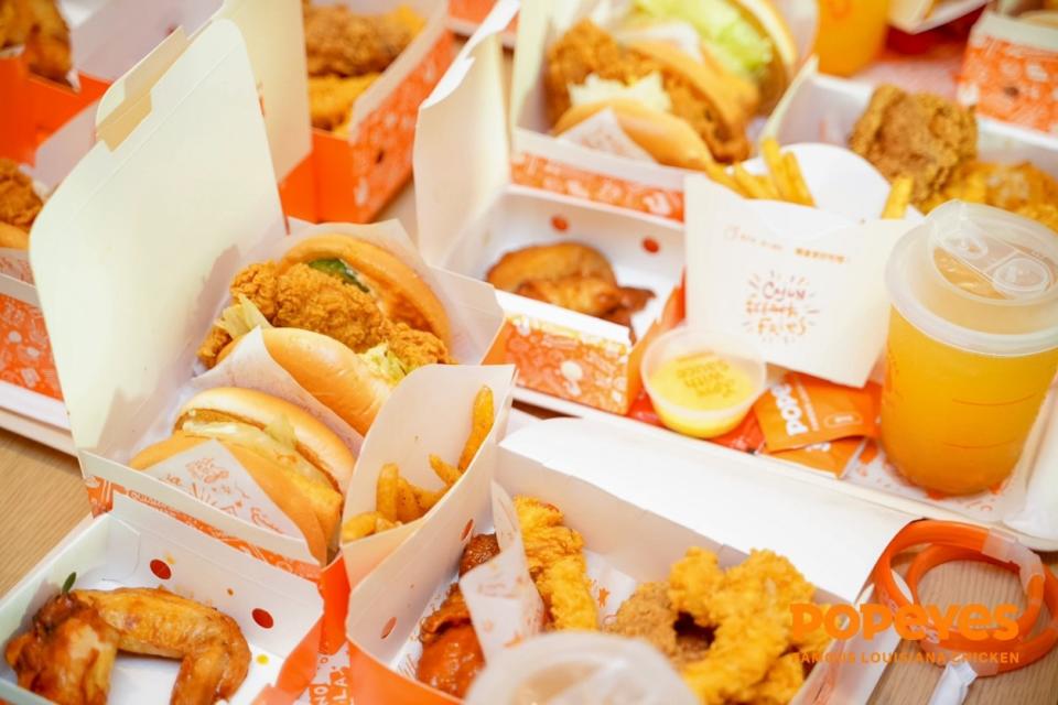 Popeyes localized China menu