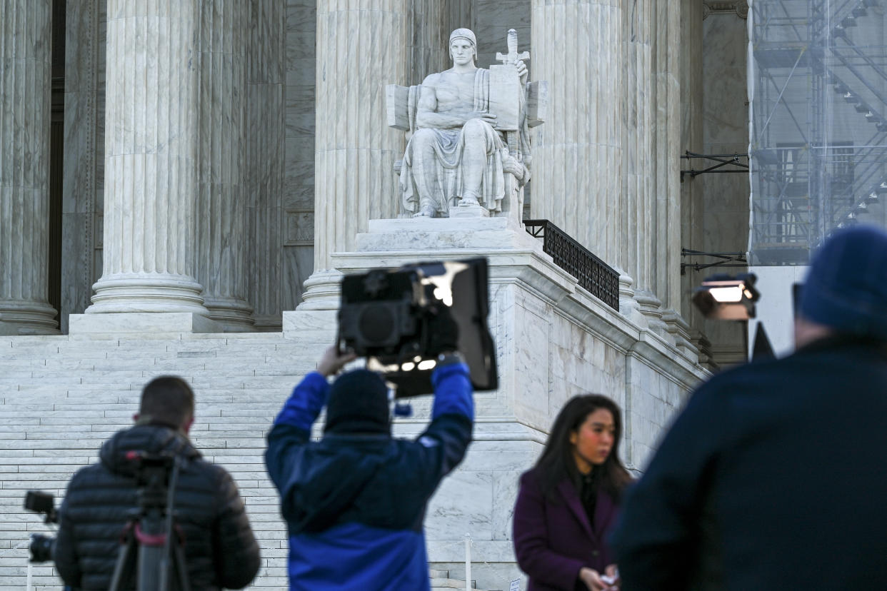 La Corte Suprema en Washington, el jueves. (Kenny Holston/The New York Times)