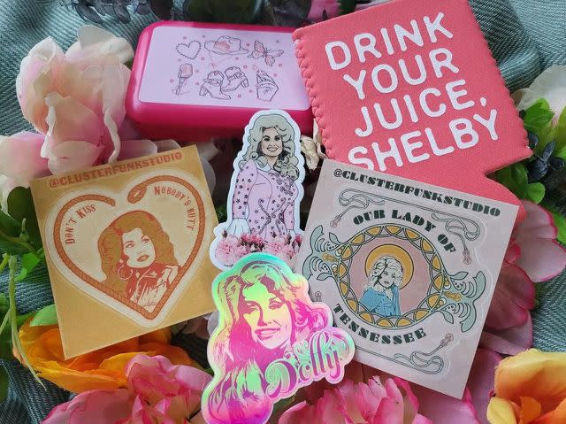 <p>Jolene's on Bruce Street</p> You'll find all the best Dolly-themed gifts at Jolene's on Bruce Street in Sevierville.