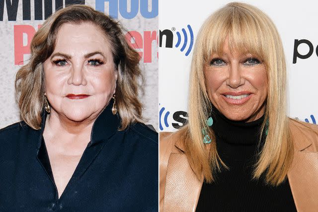 <p>Nina Westervelt/Variety via Getty; Dia Dipasupil/Getty</p> Kathleen Turner and Suzanne Somers
