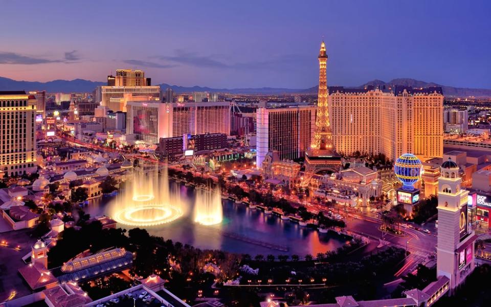 Fountain show at the Bellagio, Las Vegas