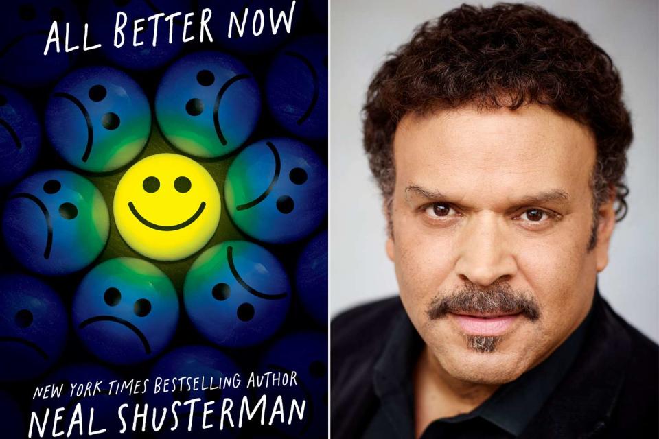 <p>Simon & Schuster; Gaby Gerster</p> Neal Shusterman and his new book 